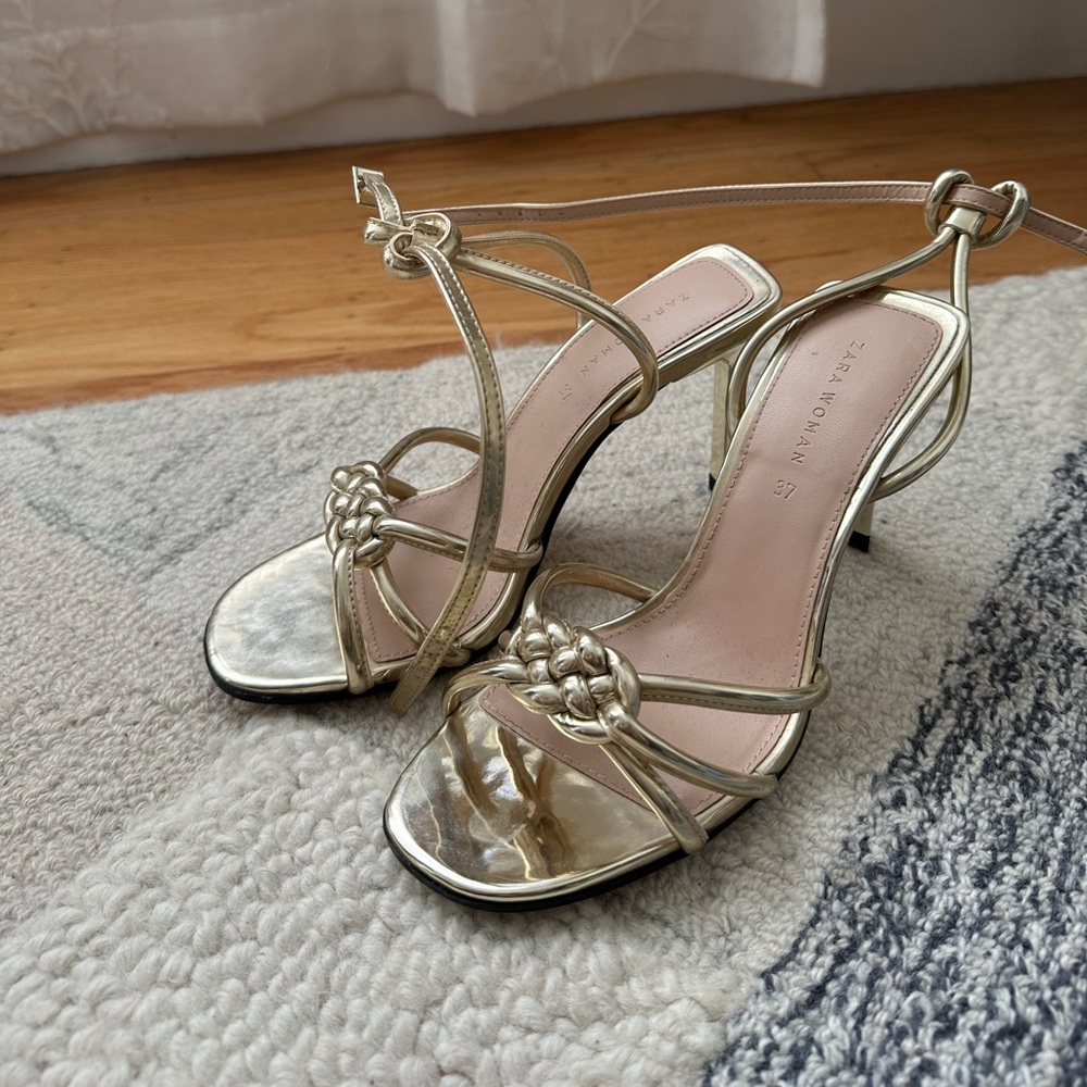 Golden heels